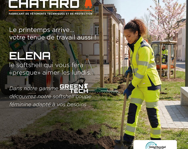 Visuel en situation Softshell ELENA coupe féminine