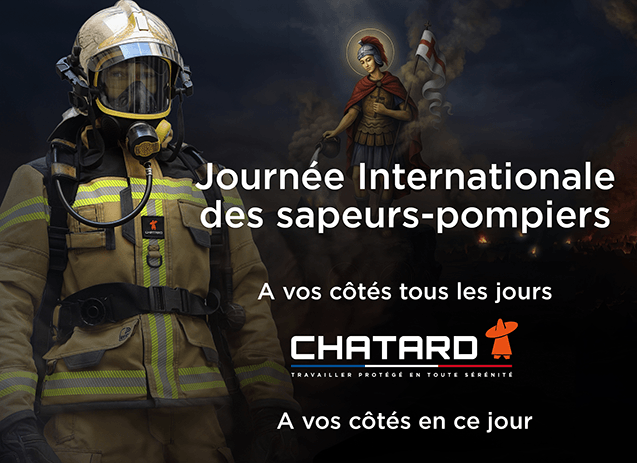 Visuel Chatard pour la journée internationale des sapeurs-pompiers