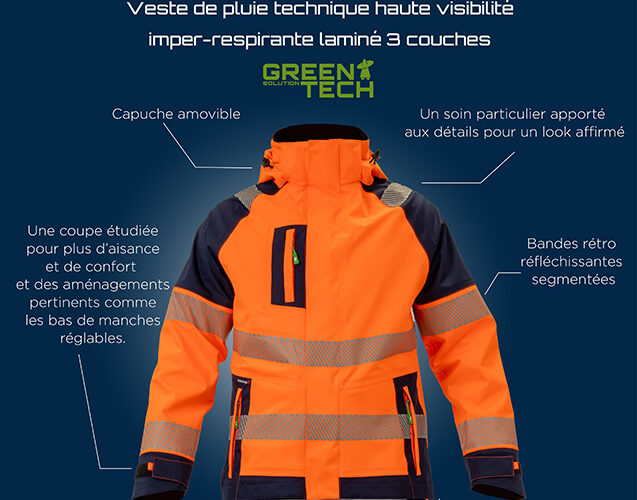 Veste de pluie légère Sisco par Chatard