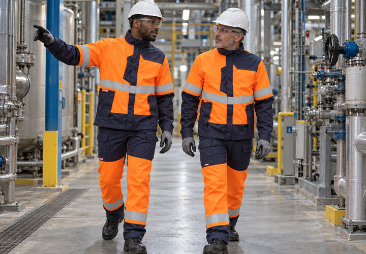 Ensemble multinormes haute visibilité Veste Erin et pantalon Marvin par Chatard